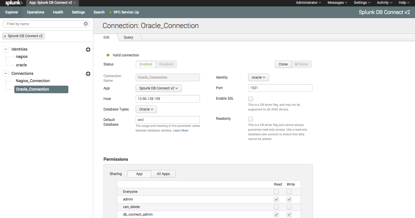 Configure Splunk Db Connect Inputs For The Splunk Add On For Oracle 7240