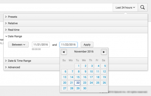 This image shows the calendar from which you can specify a date.
