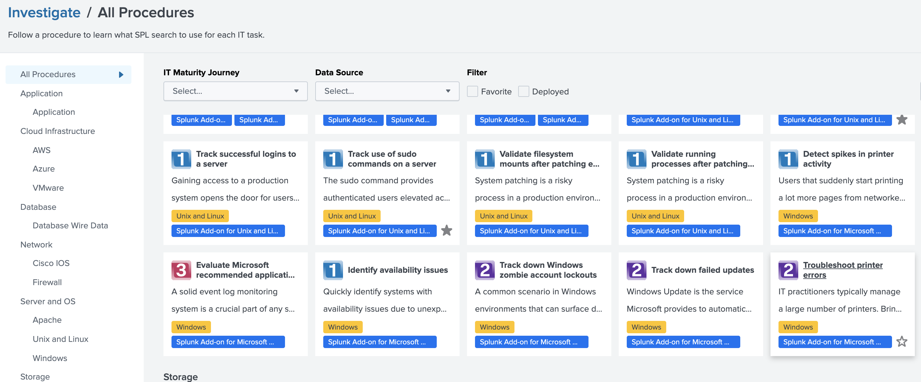 "Screenshot of the IT Essentials Learn procedures.