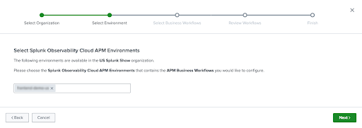 border alt="Screenshot of Business Workflows modal step 2