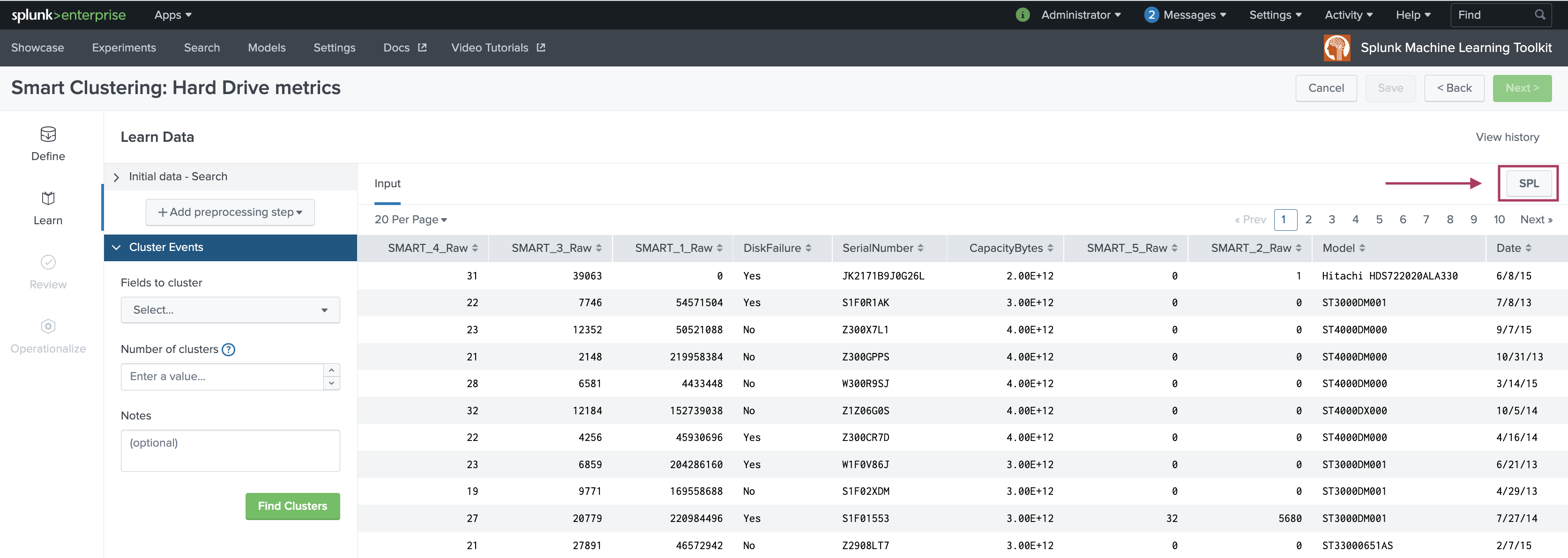 Splunk discount machine learning