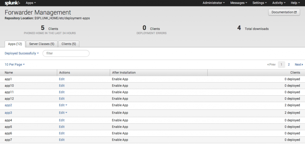 Create deployment apps - Splunk Documentation