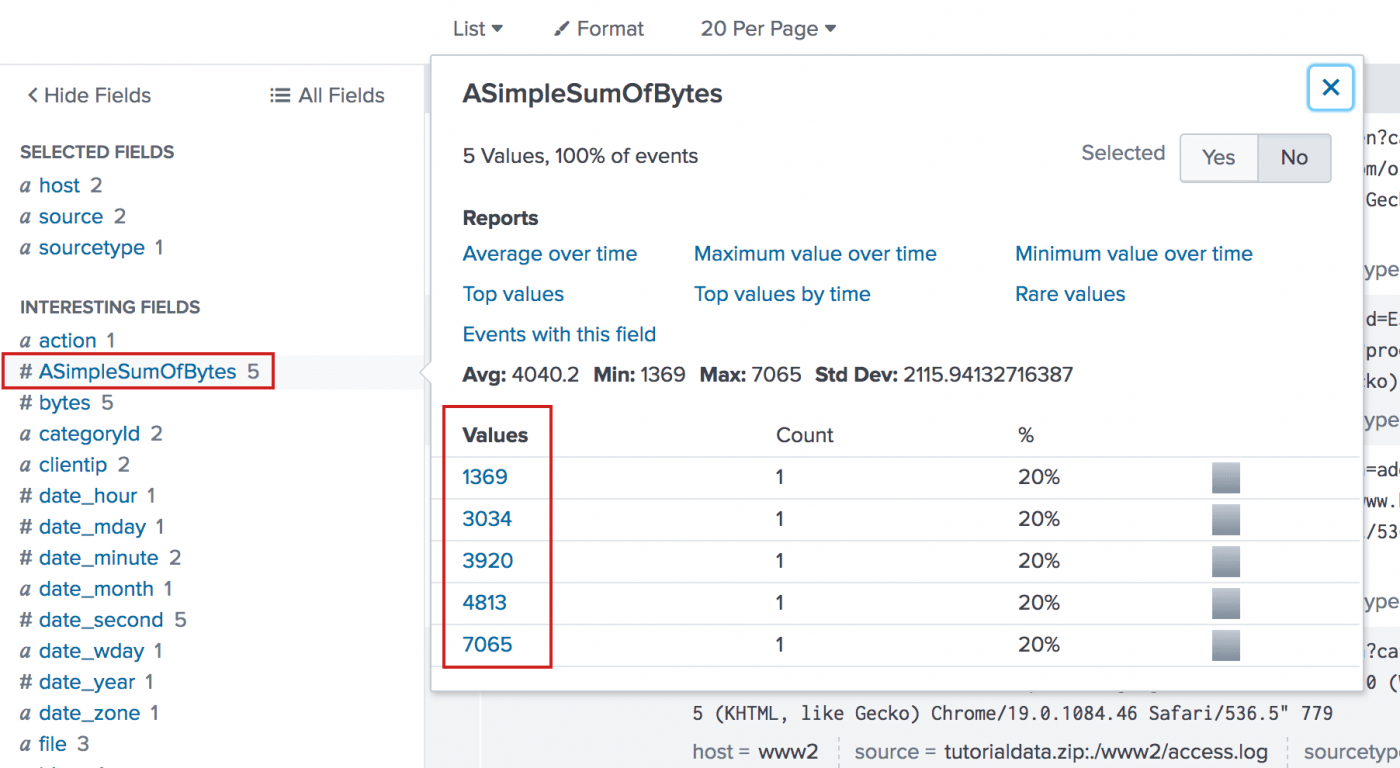 streamstats - Splunk Documentation