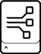 This image is an icon that represents the Deployment Server component.