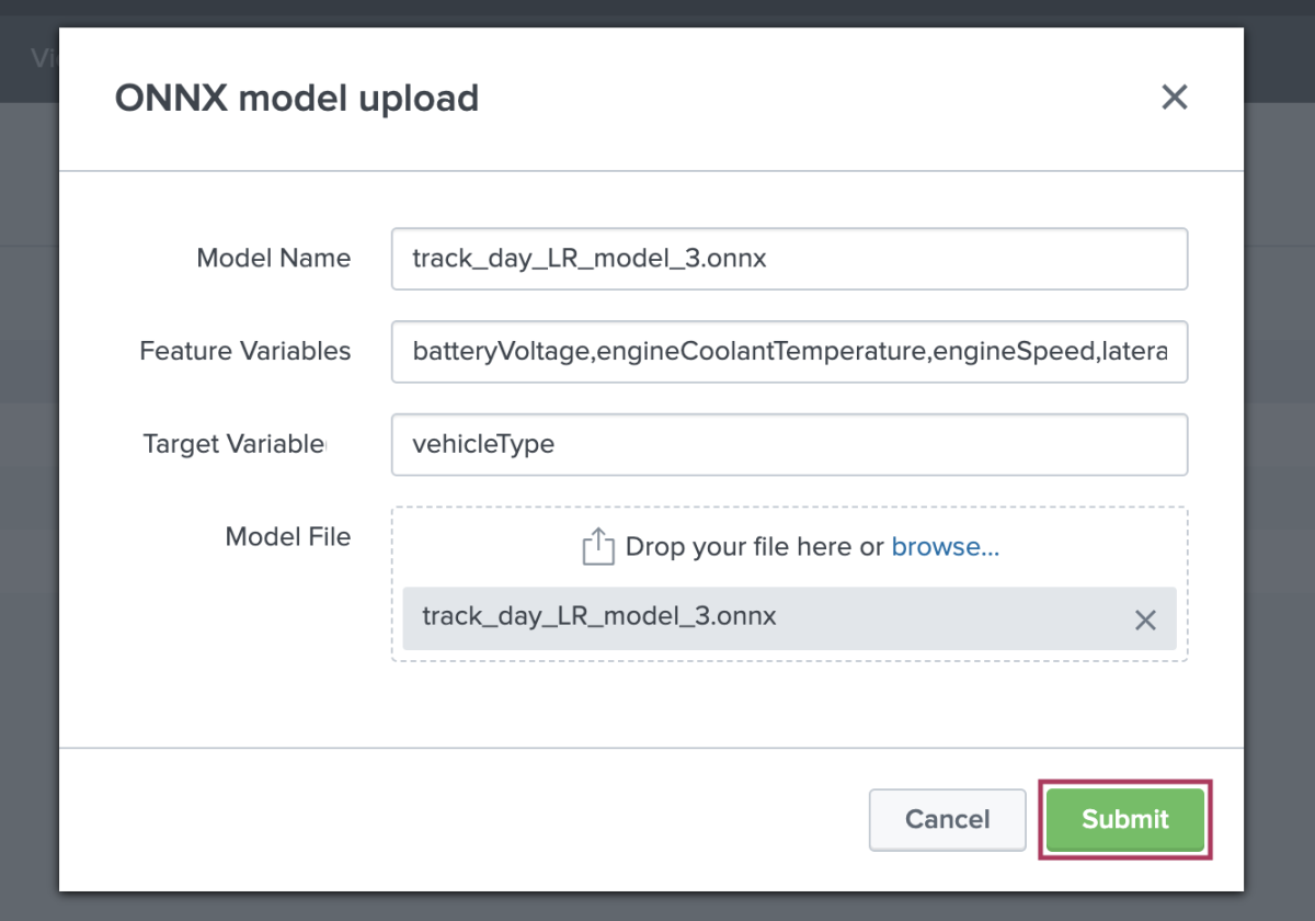 Upload and inference pre-trained ONNX models in MLTK - Splunk Documentation