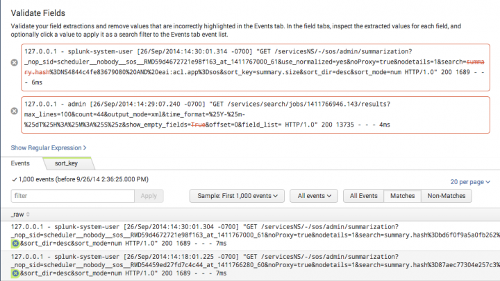 Splunk Regex Cheat Sheet