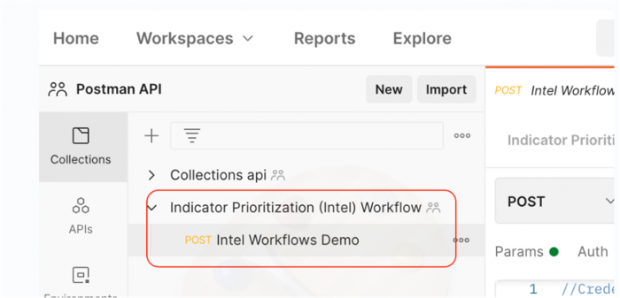 This figure displays a screenshot of the Intel Workflows Demo to display the script you need to edit